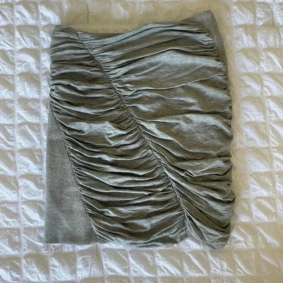 Rag & Bone ruched knit mini skirt - Picture 1 of 8